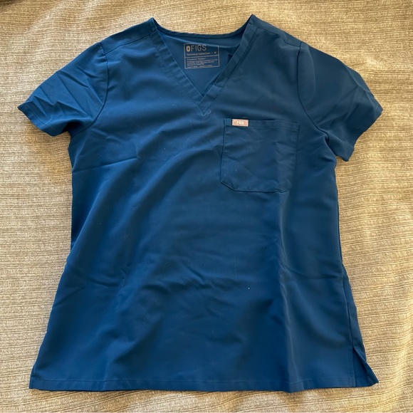 Figs Deep Reef Scrub Top Medium - Picture 2 of 3